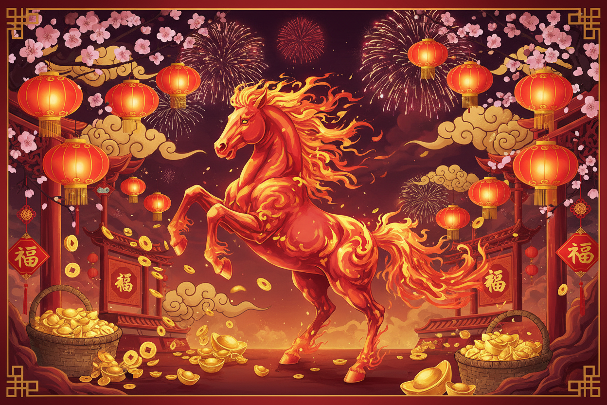 Chinese New Year of the Fire Horse: Meaning, Symbolism, and How It Differs from Western New Year