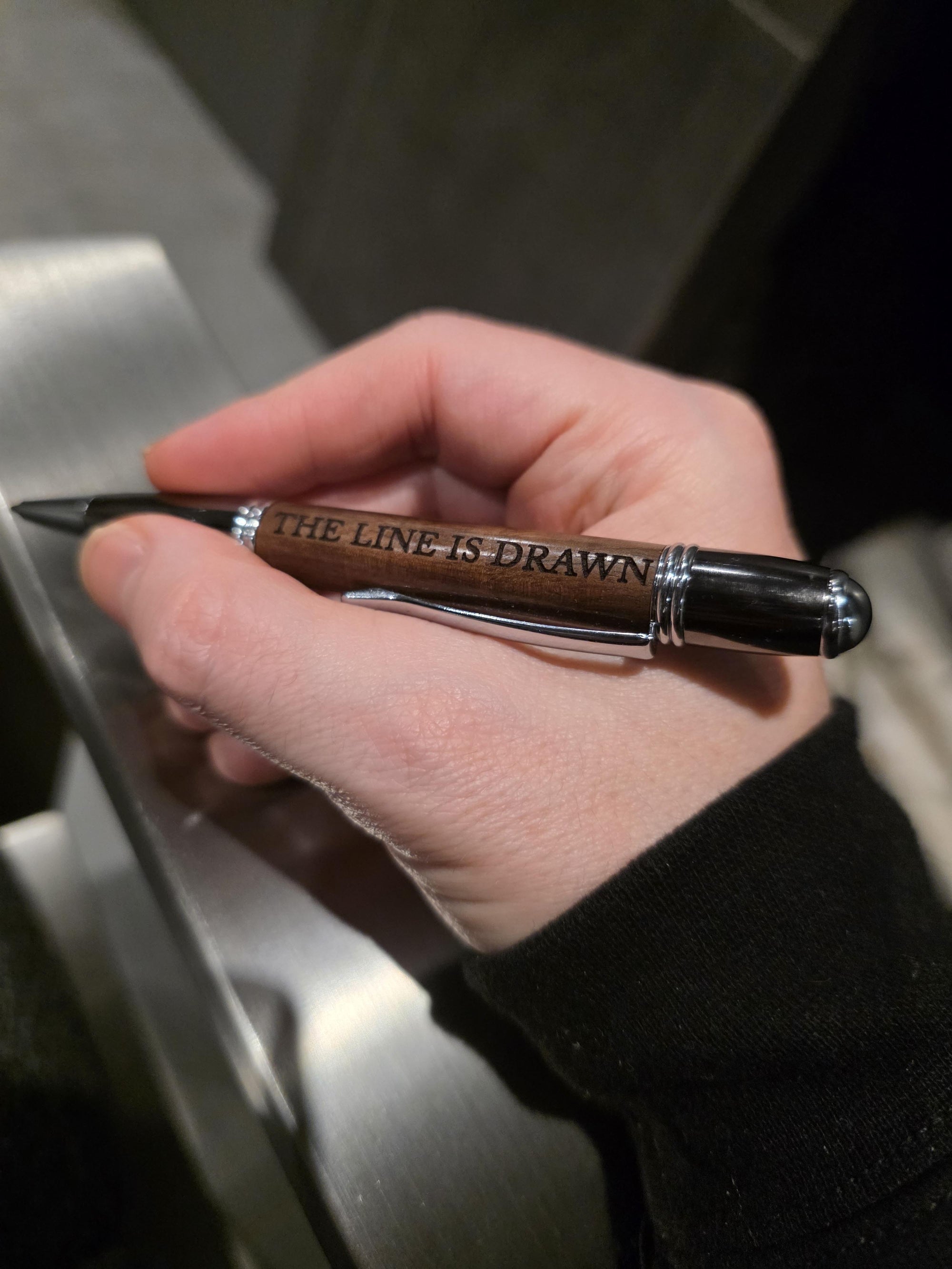 The Line Is Drawn — Decider Intention Pen